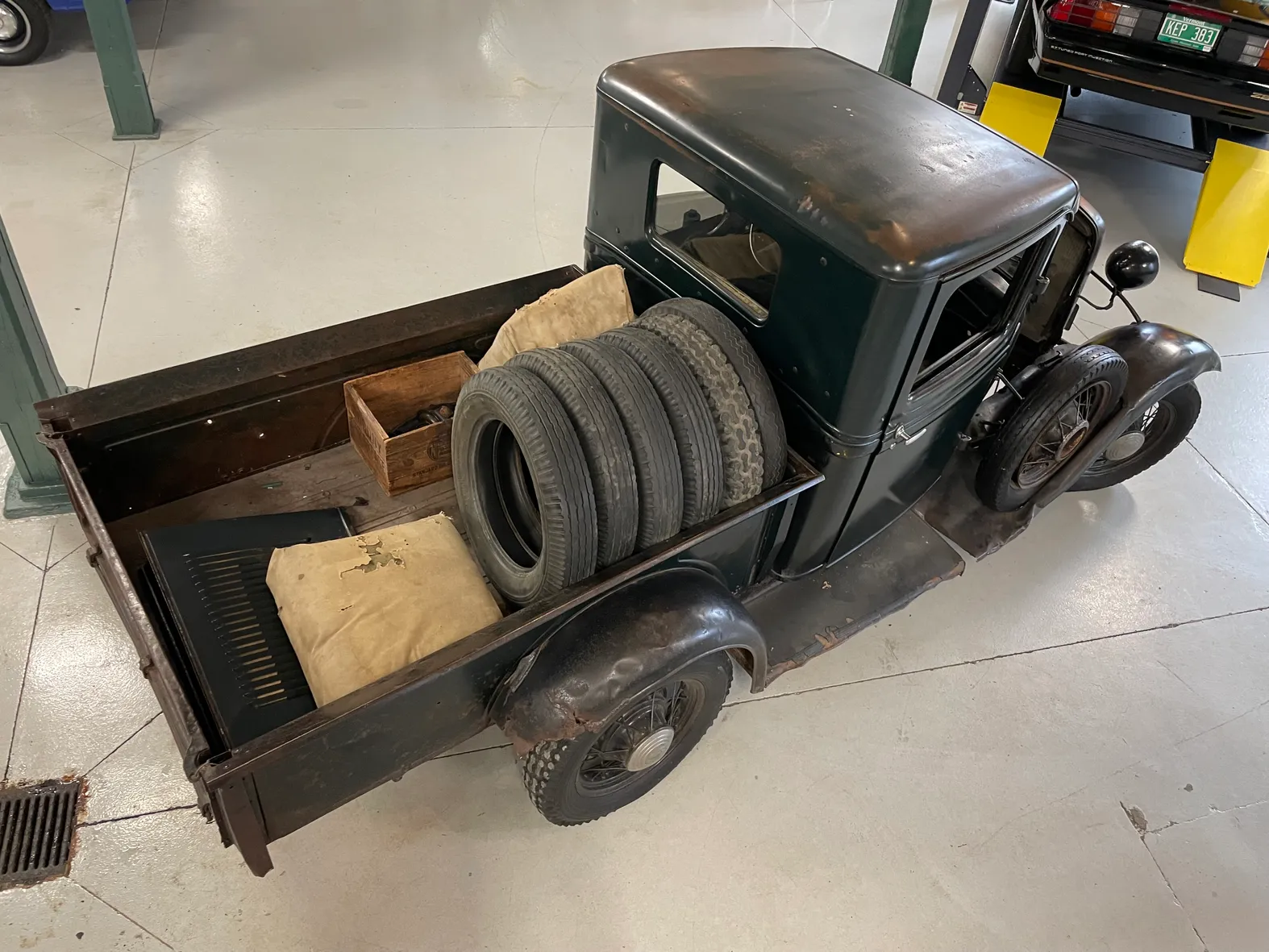 Featured image for “WOOT! It Runs! Beating on the Hemmings Garage’s 1932 Ford Model B pickup.”